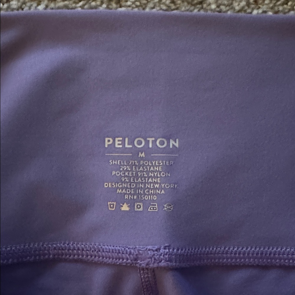 Peloton Cadent High Rise Pocket Bike Short 7 “ - Purple Haze - Picture 6 of 6